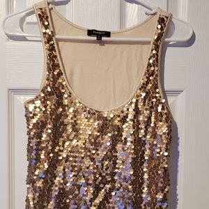 Sequin tank top